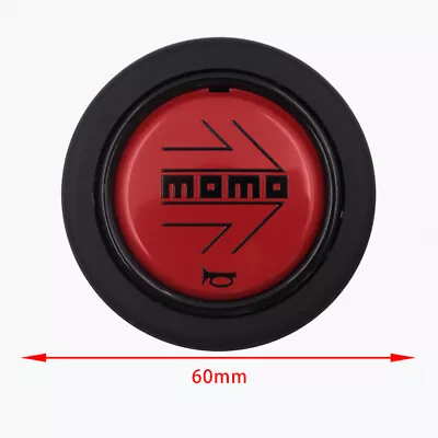  MOMO Black / Red Steering Wheel Horn Button Sport Competition Tuning • $25