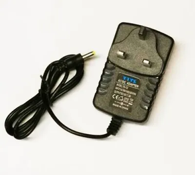 UK Charger AC/DC Power Supply Adapter For Logik L10SPDV13 Portable DVD Player • £9.75