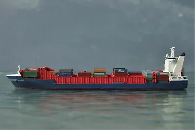 £121 • Buy Dutch Container Ship ELYSEE + DECK LOAD Rhenania Junior 1:1250 Waterline Model