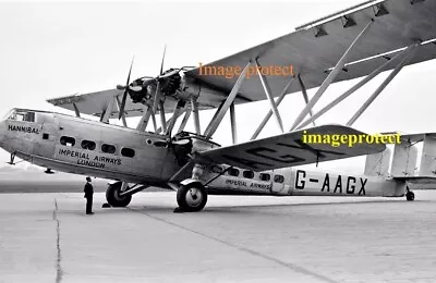 Imperial Airways Handley Page HP42  At Croydon Airport London May 1934 • £5