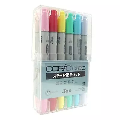 Too Copic Ciao Start 12 Color Set For Manga Comic Illustration F/S W/Tracking# • $44.69