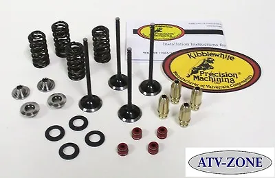 KibbleWhite White Diamond Valves With Spring Kit And Guides KX 250F 2007-2016 • $385.11