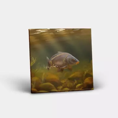 *Exclusive* Mirror Carp Ceramic Tiles (+ Other Angling Designs) • £3.99