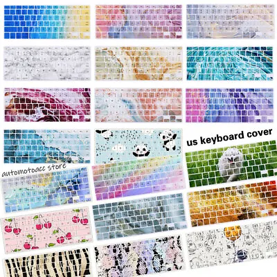 Abstract Pattern Keyboard Cover For Macbook M2 M3 Air 15 13 12 11 Pro 14 16 Inch • $6.50