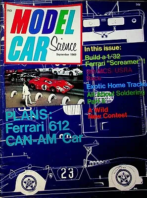 Model Car Science Build A 1/32 Ferrari Screamer September 1969  060823R • $13.64