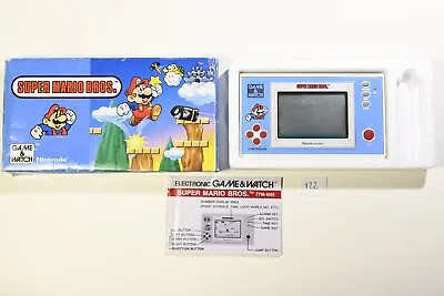 Vintage Boxed Nintendo Game And Watch Super Mario Bros Handheld Game 1988 • $370