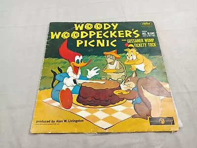 Woody Woodpecker's Picnic 12  Vinyl Record Children's Story Capitol ENC 9344 • $24.50