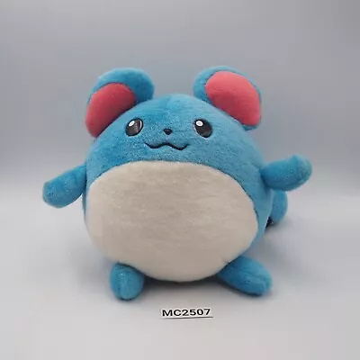 Marill Pokemon MC2507 Tomy Fuzzy 10  NO TALKING BOX Stuffed Toy Doll Japan • $24.11