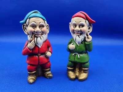 Set Of 2 Vintage Japan Elf Gnome Figurines  5  • $18.90