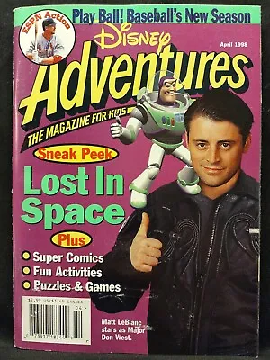 Disney Adventures Kids Magazine April 1998 Matt LeBlanc • $11.99