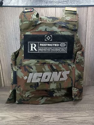 Icon Airsoft / Paintball Camouflage Fashion Vest Used Free Shipping  • $26.95