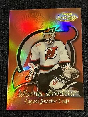 1999-00 Topps Gold Label Quest For The Cup Black #QC5 Martin Brodeur • $9.99