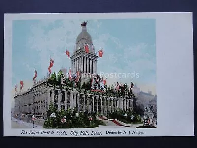 £10 • Buy Yorkshire LEEDS City Hall ROYAL VISIT TO LEEDS C1904 A.J. Allsop / W&T Gaines