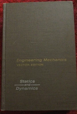 £4.50 • Buy Engineering Mechanics Vector Edition Statics And Dynamics 1962