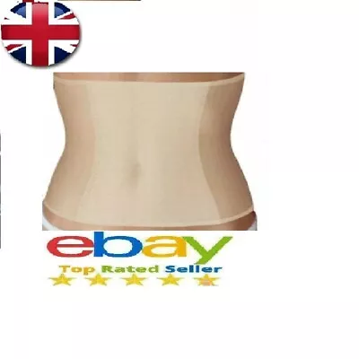 Invisible Tummy Trimmer Slimming Body Shaper Waist Slender Belt Black & Nude • £4.45