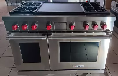 48  Dual Fuel Range 4 Burner Infrared Dual Griddle DF48450DG/S/P STAINLESS STEEL • $17000