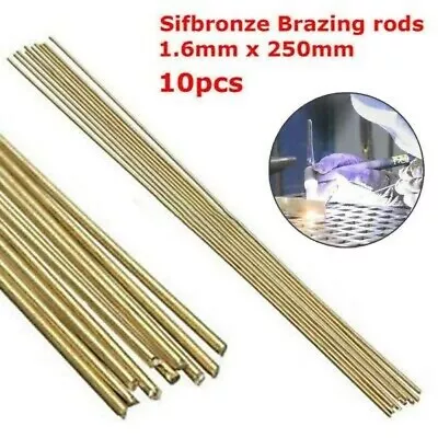 Versatile Brass Welding Rod For Brass Oxygen Acetylene Gas Welding 10 Pieces • $8.80