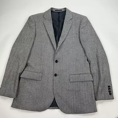 J Crew Ludlow Slim Tollegno 1900 Gray Herringbone Wool Blazer Jacket Size 38r • $39.99