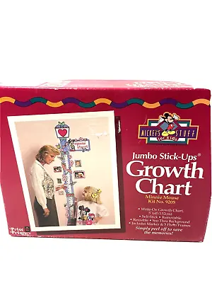 Mickeys Stuff For Kids VTG 1990s NIB Minnie Mouse Street Growth Chart Wall Decal • $29.99