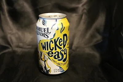 MA - Samuel Adams -WICKED EASY LIGHT HAZY LAGER -12oz Empty Micro Craft Beer Can • $2.99