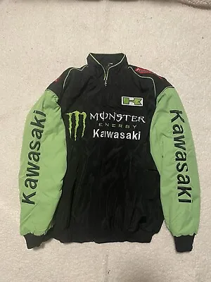 Monster Energy Kawasaki Vtg Race Car Jacket￼ • $85