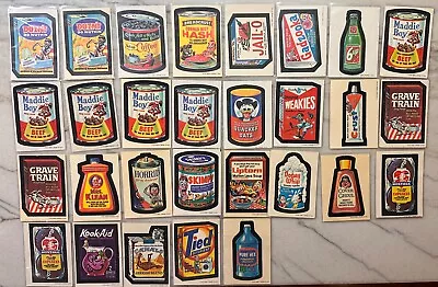 1973 Topps Wacky Packages 1st Series Lot Of 29!  White And Tan Backs • $37