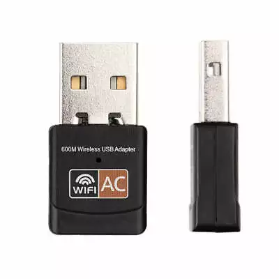 AC600 Dual Band WIFI Adapter USB Wireless Dongle Lan Network 600Mbps 2.4GHz 5GHz • $14.48