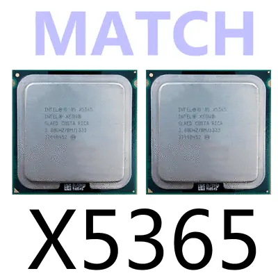Match Intel Xeon X5365 SLAED Quad-Core 3.0GHz 8M 1333MHz LGA 771 CPU PROCESSOR • $44