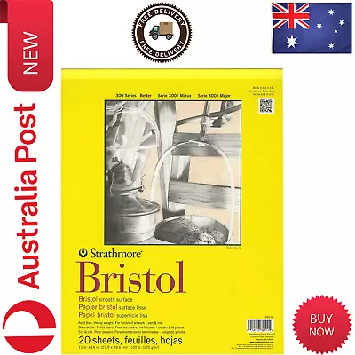 New Series Bristol Smooth Pad 11 X14  Tape Bound 20 Sheets | AU Own  • $99.99