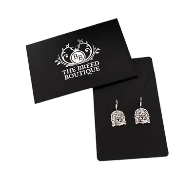 £6.95 • Buy Dandie Dinmont Fashion Drop Earrings For Pierced Ears