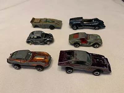 1969 Johnny Lightning Redline Lot Of 6 Vintage Mad Maverick Bug Bomb Diecast • $19.99