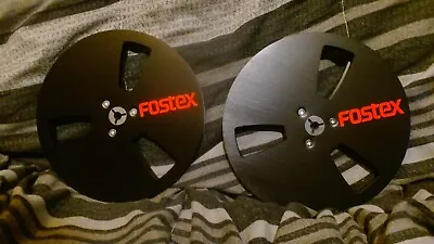 New Pair 3m Scotch Style  7 Inch Metal Tape Reels. Fostex Reel To Reel • $99