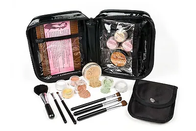 15pc Mineral Makeup Starter Kit Foundation Set Bare Skin Sheer Powder Cover • $29.99