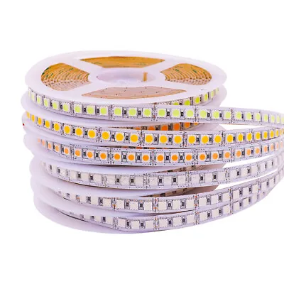 DC 12V 5M 16.4ft 5050 2835 5054 Waterproof SMD 300/600LED Flexible Strip Lights • $8.99