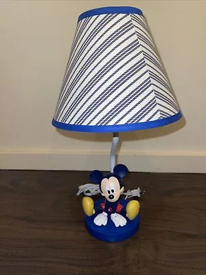 Mickey Mouse Lamp With Shade • $19.99