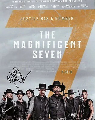 Matt Bomer Signed 'The Magnificent Seven' 8x10 Photo Of Poster ACOA A • $47.96