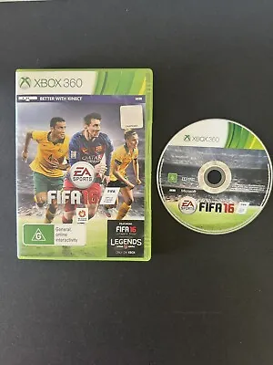 FIFA 16 - Xbox 360 PAL With Manual MINT CONDITION FREE SHIPPING • $9