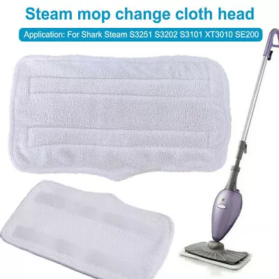6 Pack Steam Mop Pads With Scrub Strips Microfiber Replacement Pad For Shark • $12.34