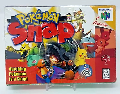 Sealed Pokemon Snap Nintendo 64 US N64 Original V-Overlap Seam Very Rare • $999.99