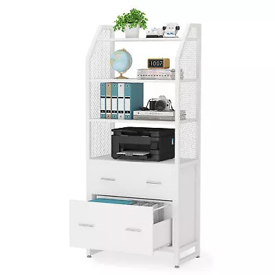 Tribesigns Modern 2-Drawer Vertical File Cabinet Filing Cabinet W/ Storage Shelf • $188.58