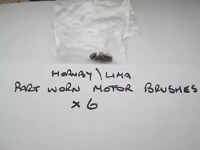 £3.99 • Buy Lima/hornby Part Worn Motor Brushes Motor Brushes X 6  Oo Gauge