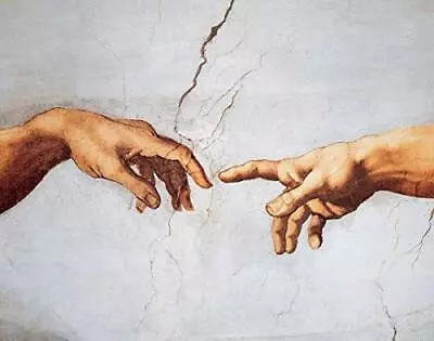 The Creation Of Adam (Detail) By Michelangelo Laminated Mini Poster 14.5 X 11.5 • $15.49