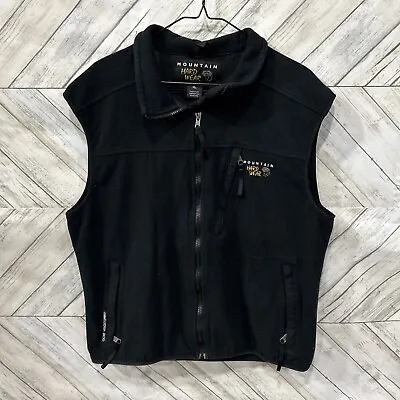 Mountain Hardwear VTG Men's Black Fleece Vest Gore Windstopper Made In USA Sz XL • $47.28