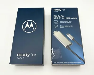 Motorola Ready For Cable USB-C To HDMI Connector - Brand New Sealed In Box • $15.99