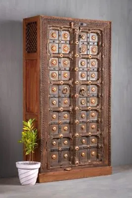$1199 • Buy MADE TO ORDER Antique Wooden Country Carved Doors Cabinet Door Cupboard