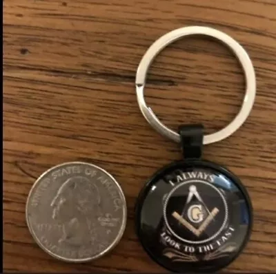 Free Mason Key Loop Chain With Square And Compass Masonic Item • $8.99