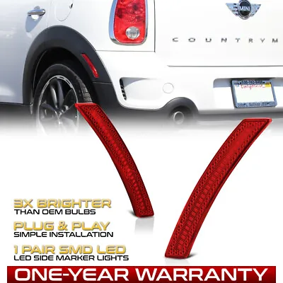 [FULL LED] Rear Wheel Arch Side Marker Lights For 2nd Gen 2007-2015 Mini Cooper • $20.44