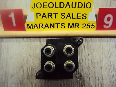 Marantz MR-255/MR-250/1550 RCA Jack Panel/Mounting Screws Tape Mon 2 Only Tested • $23.99