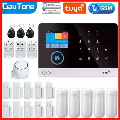 $44.99 • Buy Wireless GSM SMS WiFi Smart Home House Office Security Burglar Alarm Systems Kit