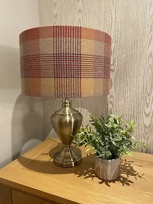 Handmade Lampshade In Porter And Stone Katrine Spice Tartan Ceiling Or Lamp • £24.95